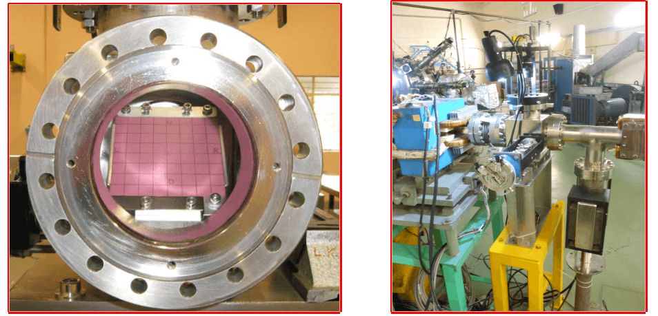 Figure 1(a):Fluorescent ceramic (AF995R) assembled            Figure 1(b)TL-1 Beam Profile Monitor 