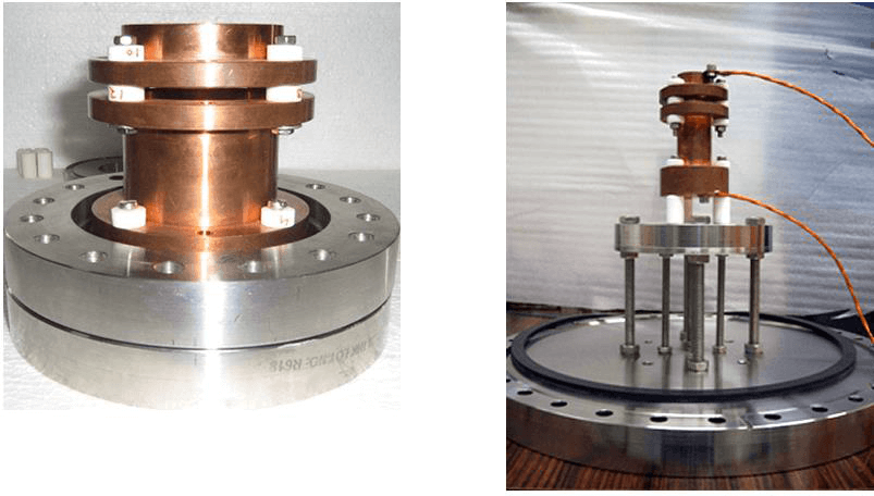 Figure 19(a) 50 mm aperture Faraday cup assembly Figure 19(b) 20 mm aperture Faraday cup assembly