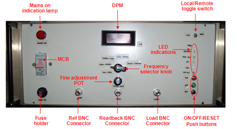 Photograph showing the developed current source