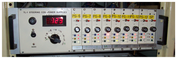 TL-1 steering coil power converter sub-rack 