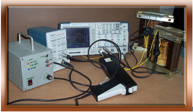 Experimental set up for investigating the effect of winding geometry on inrush current