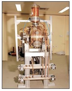 Fig.  20: Fabricated RF cavity  