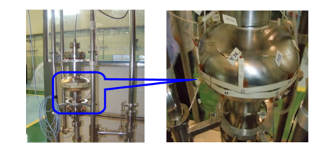 VTS testing of 1.3 GHz, β=1 single cell Nb cavity at 2 K