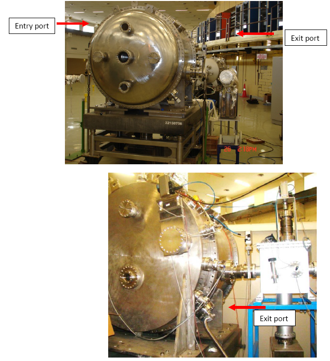 In-house developed Double Crystal Monochromator and beam stopper