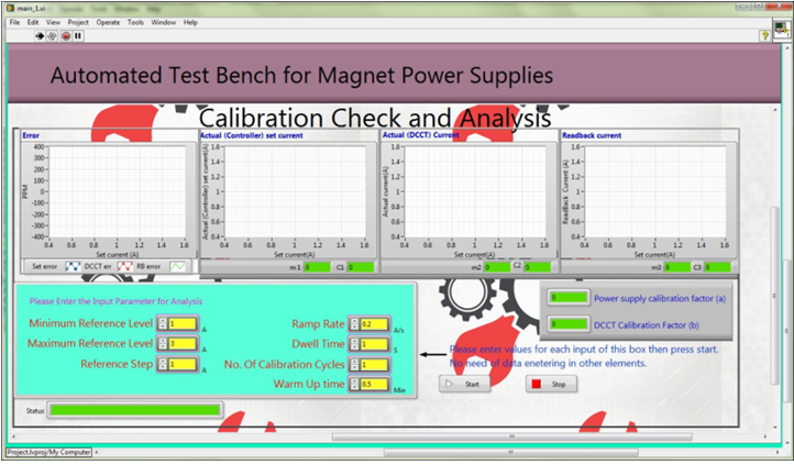 Automated Test Bench for Accelerator Magnet Power supplies